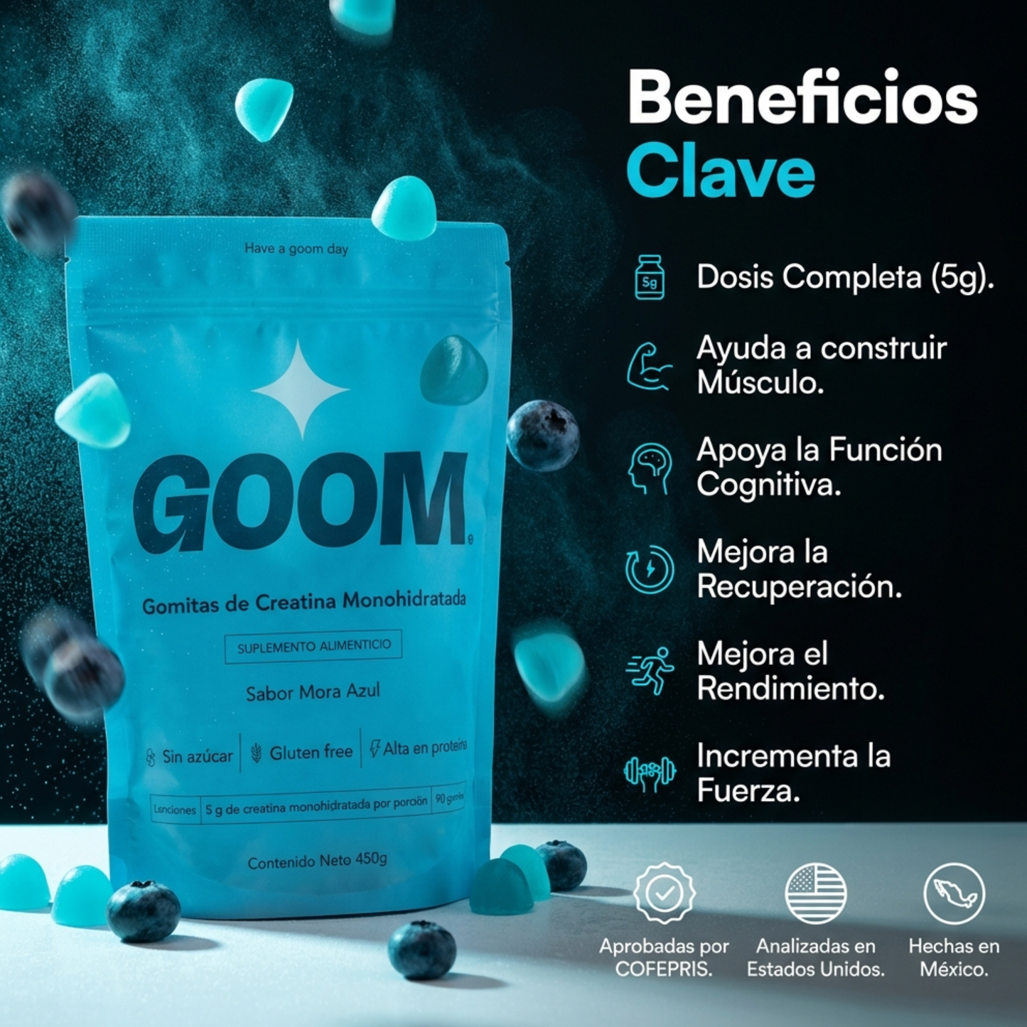 Gomitas de Creatina Monohidratada